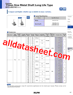 EC11K1525401型号图片