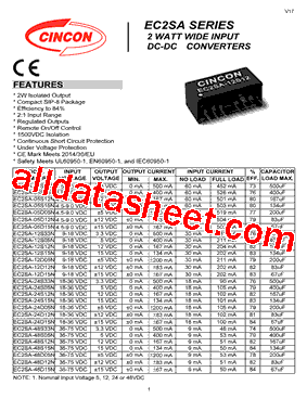 EC2SA-12S33N型号图片