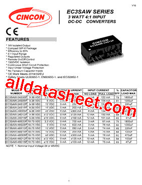 EC3SAW-24D12P型号图片