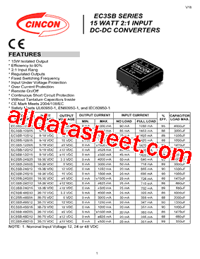 EC3SB-12D15型号图片