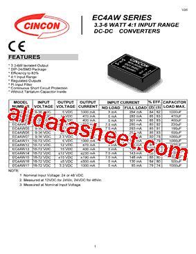 EC4AW01型号图片