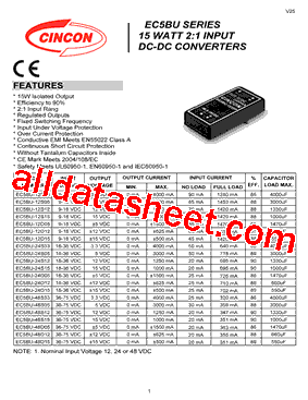 EC5BU-12D12型号图片