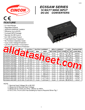 EC5SAW-48D12N型号图片