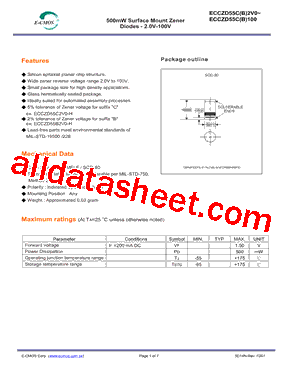 ECCZD55C5V6型号图片