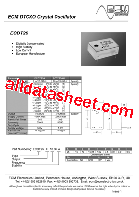 ECDT25H型号图片