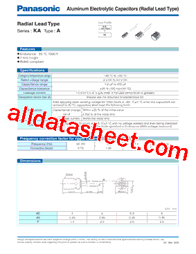 ECEA1VKA470型号图片