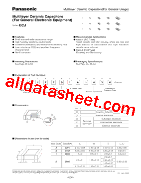 ECJ-0EC1H101J型号图片