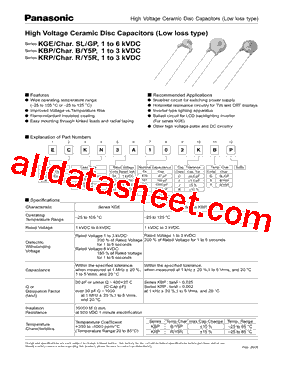 ECKA3A101FGP型号图片