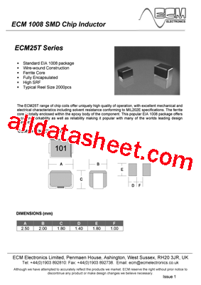 ECM25T-027型号图片