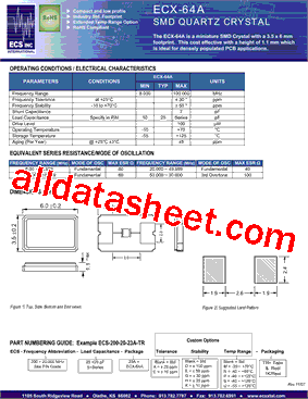 ECS-200-20-23AAEM-TR型号图片