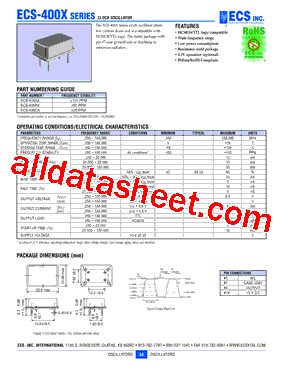 ECS-400AX型号图片