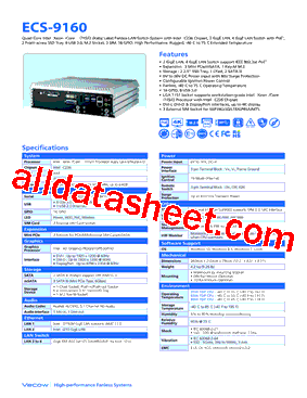 ECS-9160型号图片