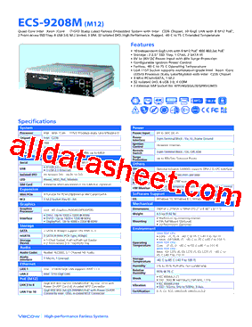 ECS-9208M型号图片