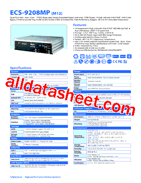 ECS-9208MP型号图片