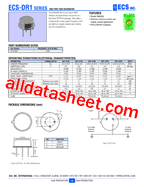 ECS-DR1型号图片