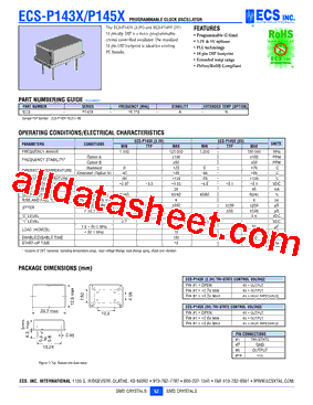 ECS-P143X-16.312-A-N型号图片