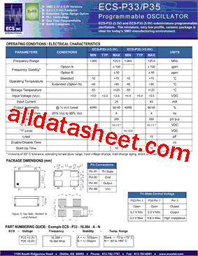 ECS-P33-16.384-A-N型号图片