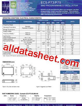 ECS-P75-20.000-AN型号图片