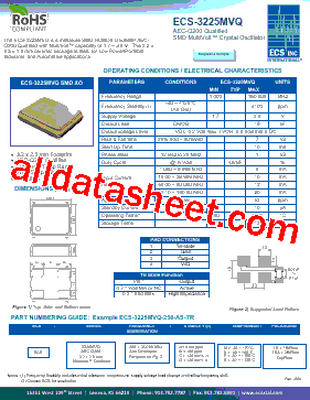 ECS3225MVQ250BN-TR3型号图片