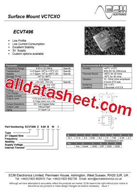 ECVT496Z9.60BWI型号图片