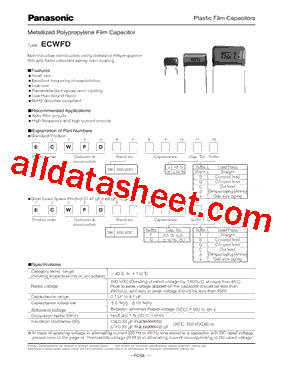 ECWFD2W105K型号图片