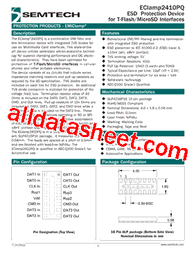 EClamp2410PQTCT型号图片