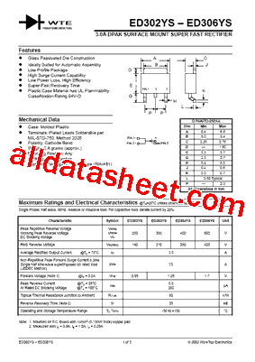 ED302YS-T3型号图片