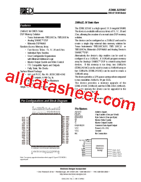 EDI8L32256C17AI型号图片