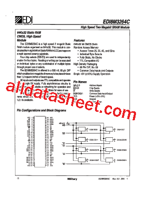 EDI8M3264C25C6B型号图片