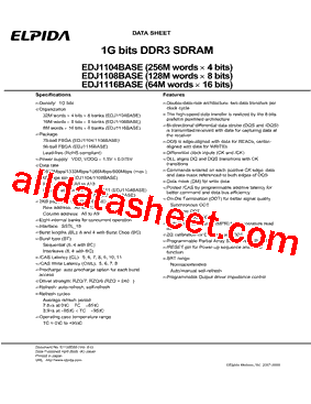 EDJ1104BASE-AC-E型号图片