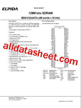 EDS1232AATA-75L-E型号图片