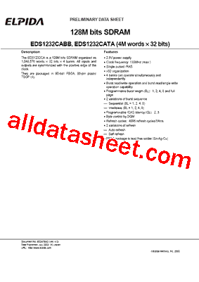 EDS1232CATA-1AL型号图片