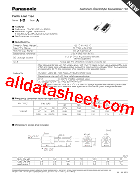 EEU-HD1H100型号图片