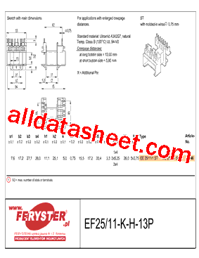 EF25-11-K-H-13P型号图片