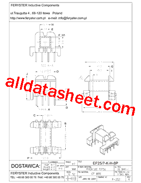 EF25-7-K-H-8P型号图片