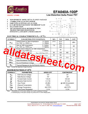 EFA040A-100P型号图片