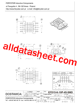 EFD-15-K-10P-4S-SMD型号图片