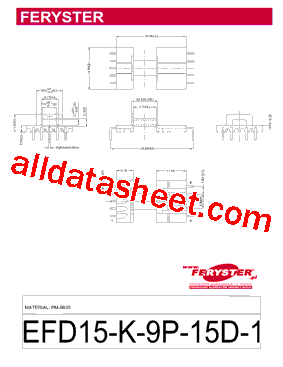 EFD15-K-9P-15D-1型号图片