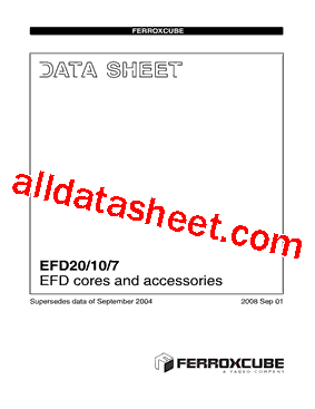 EFD20-3F3-A160型号图片