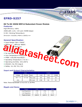 EFRD-S257型号图片