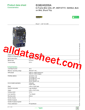 EGB24020SA型号图片