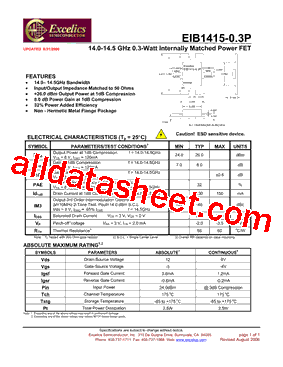 EIB1415-0.3P型号图片