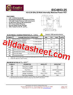 EIC4853-25型号图片