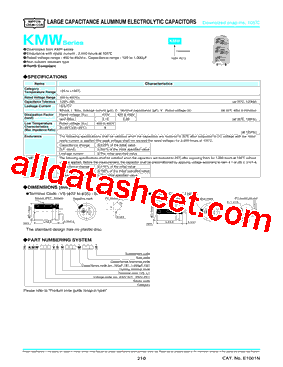 EKMW421VSN151MP30S型号图片