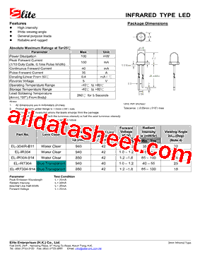 EL-IR304型号图片