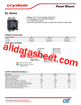 EL240A10-12型号图片