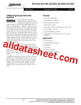 EL5444CSZ型号图片