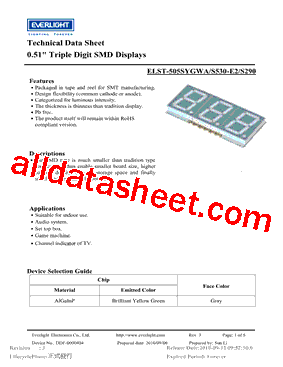 ELST-505SYGWA_10型号图片