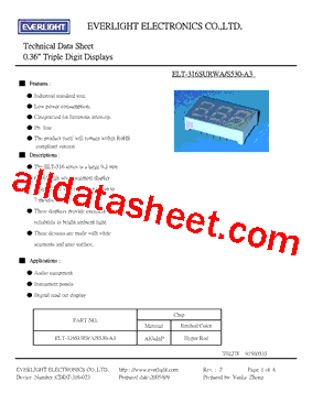 ELT-316SURWA-S530-A3型号图片