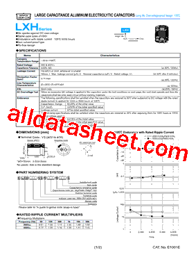 ELXH401VSN181MQ40S型号图片